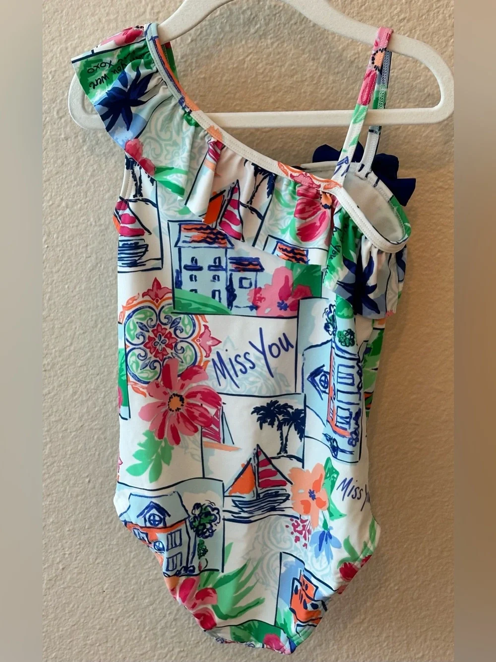 Gymboree Vacation Postcard One Piece Swimsuit